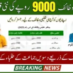 9000 For 10th Class Students Through Benazir Taleemi Wazaif – Complete October 2025 Update