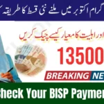 BISP October 2025 Installment Disbursement Details – Rs.13,500 Payment Guide